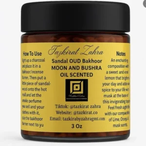 Tazkirat Zahara Sandalwood Bakhoor or Incense 3 Oz Jar