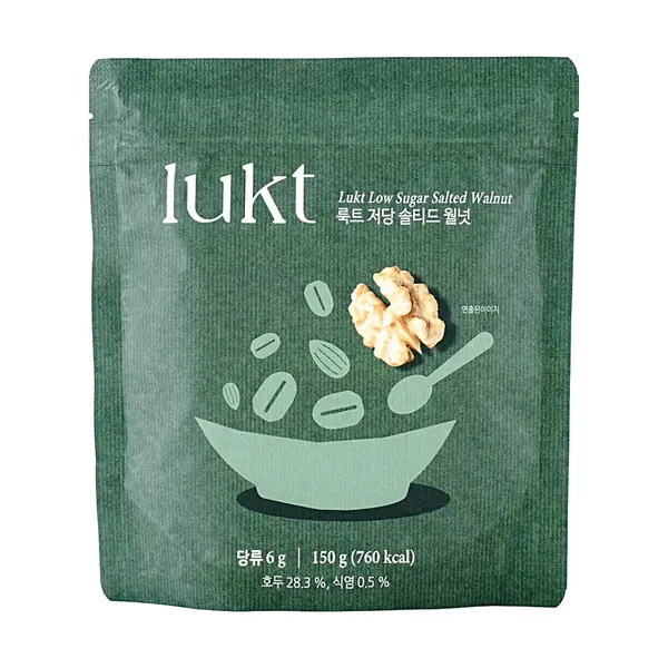LUKT Korean Low Sugar Salted Walnut Granola 5.29 oz