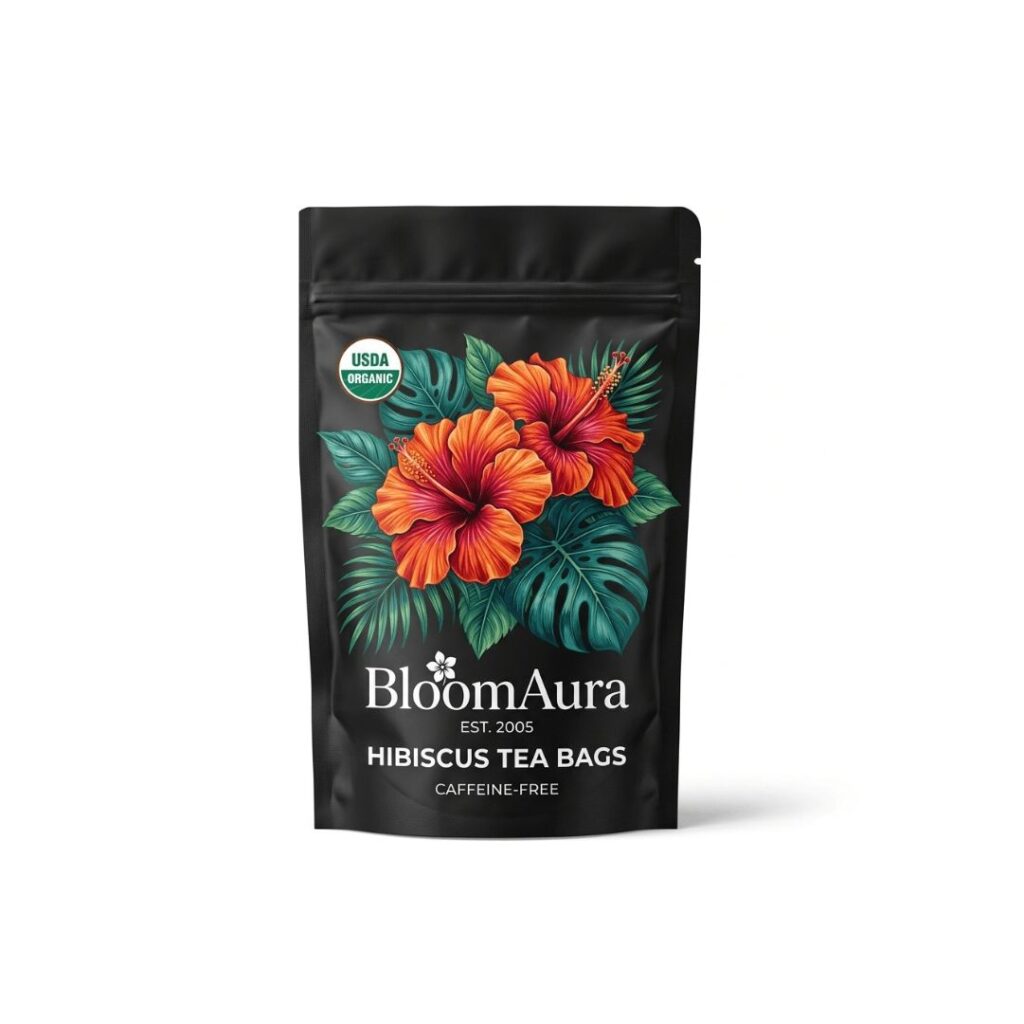 BloomAura Hibiscus Tea bags