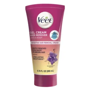 Veet Botanic Inspirations Sensitive Skin Hair Removal Gel Cream, 6.76 Fl Oz