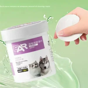 200 Pieces Cat Dog Eye Ear Care Wet Wipes