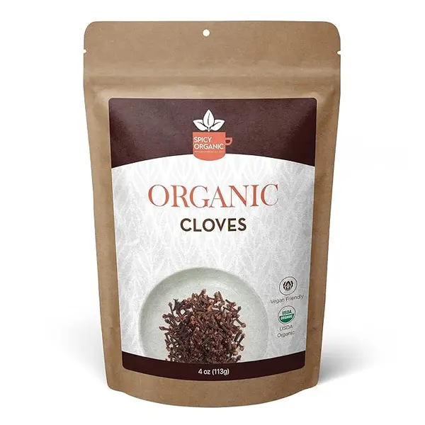 SPICY ORGANIC Cloves Whole, 4 OZ