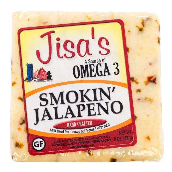 Smokin' Jalapeno Cheese Block, 8 oz