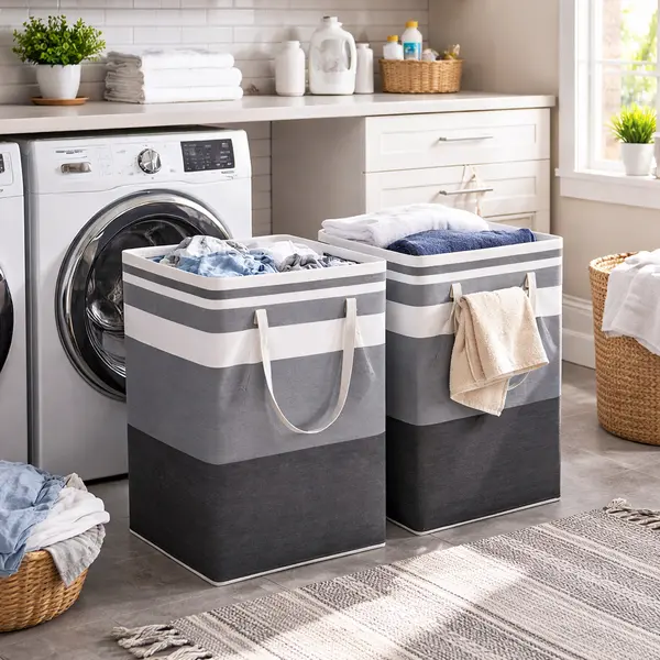 2 Pack 75L Large Laundry Hamper