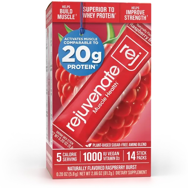 Rejuvenate Muscle Health Essential Amino Acids Comparable to 20g Protein