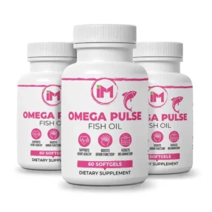 IM OmegaPulse - 3 Bottles - Omega-3 Fatty Acids - Fish Oil - EPA & DHA Healthy Dietary Supplement