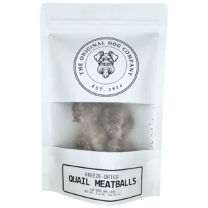 Freeze-Dried Quail Meatballs for Dogs & Cats