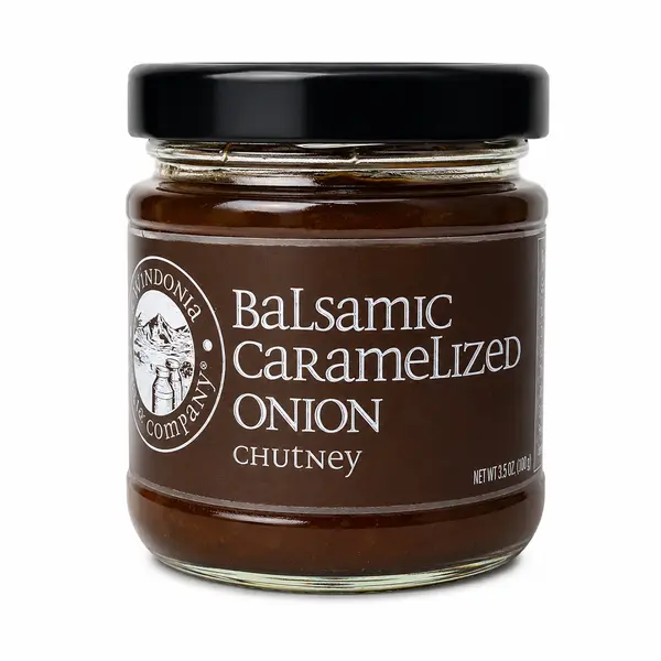 Snowdonia Cheese Company Bold Flavor Savory Balsamic Caramelised Onion Chutney, Condiment Jar, 3.5 oz