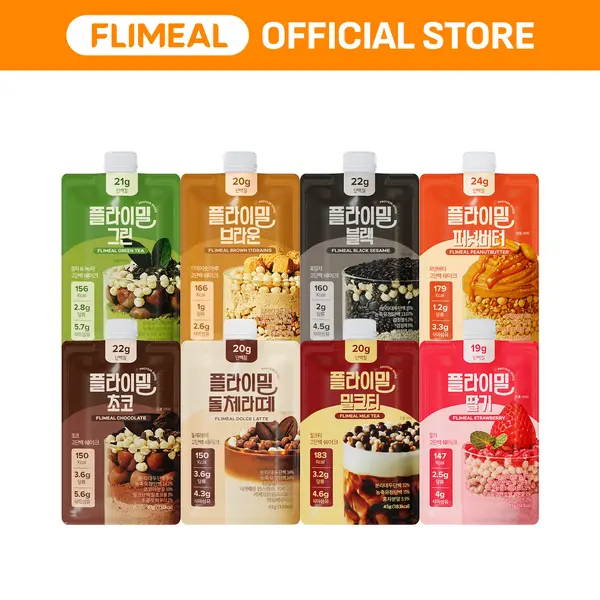 Flimeal Crunchy Protein Powder, 22g