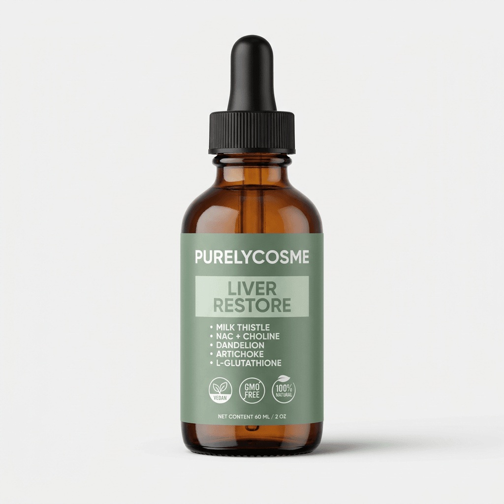 Purelycosme Liver Restore, Milk Thistle, NAC & Artichoke, 60 mL