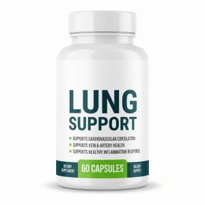 Purelycosme Lung Support, Cardiovascular Circulation Formula, 60 Capsules