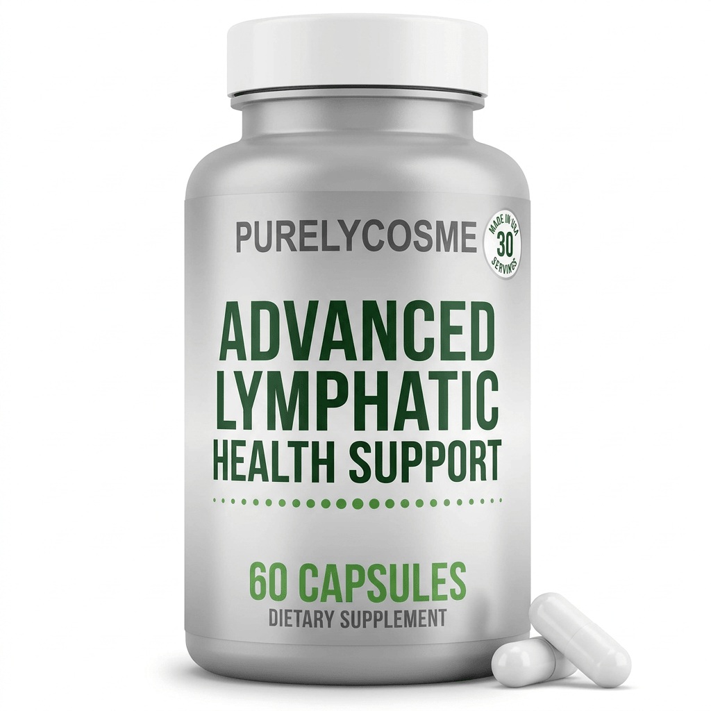Purelycosme Advanced Lymphatic Health Support, 60 Capsules