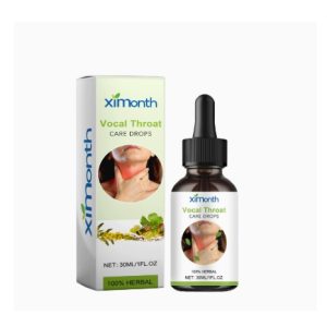 Purelycosme Vocal Throat Care Drops, 100% Herbal, 30 mL (1 fl oz)